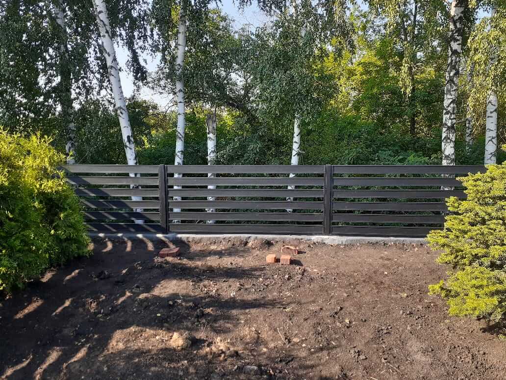 Забор-ранчо из металлопланкена 48м RAL9005 Черный МАТТЕ в Аксае